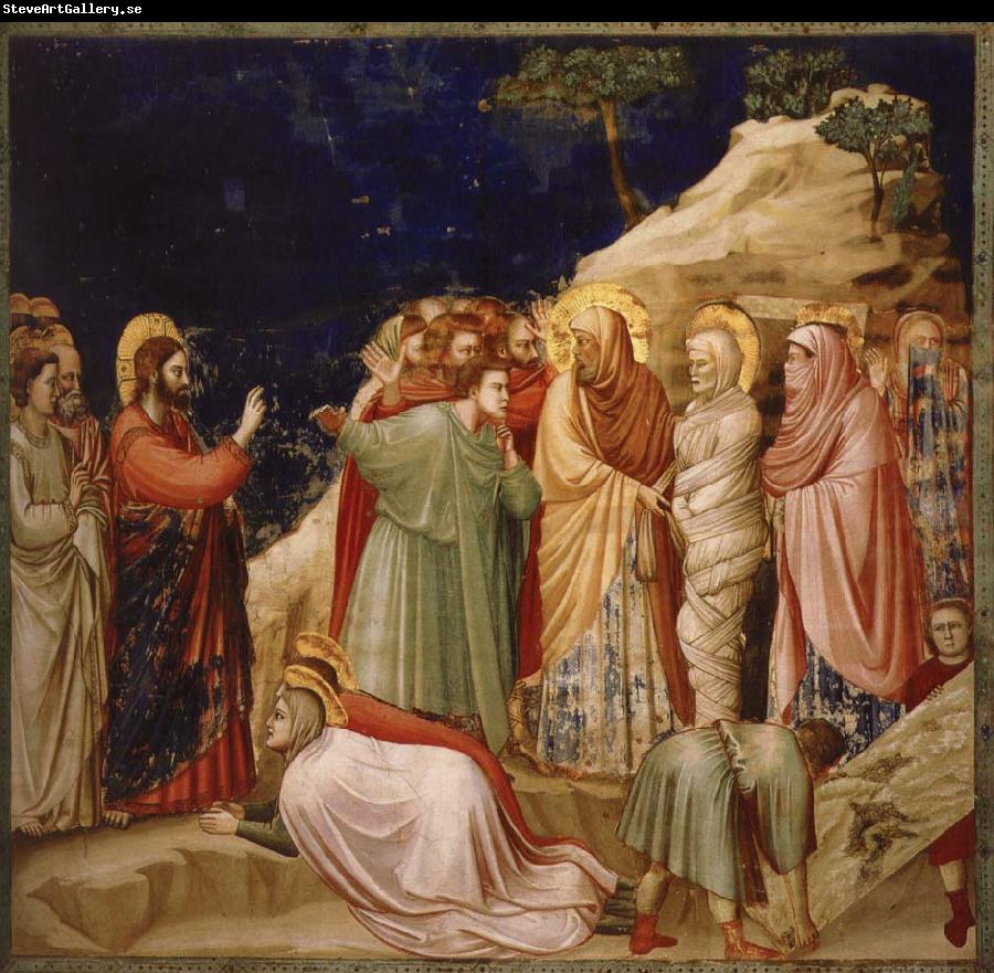 GIOTTO di Bondone lasarus ateruppstar fran de doda